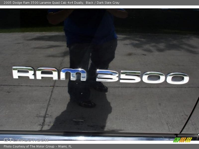 Black / Dark Slate Gray 2005 Dodge Ram 3500 Laramie Quad Cab 4x4 Dually