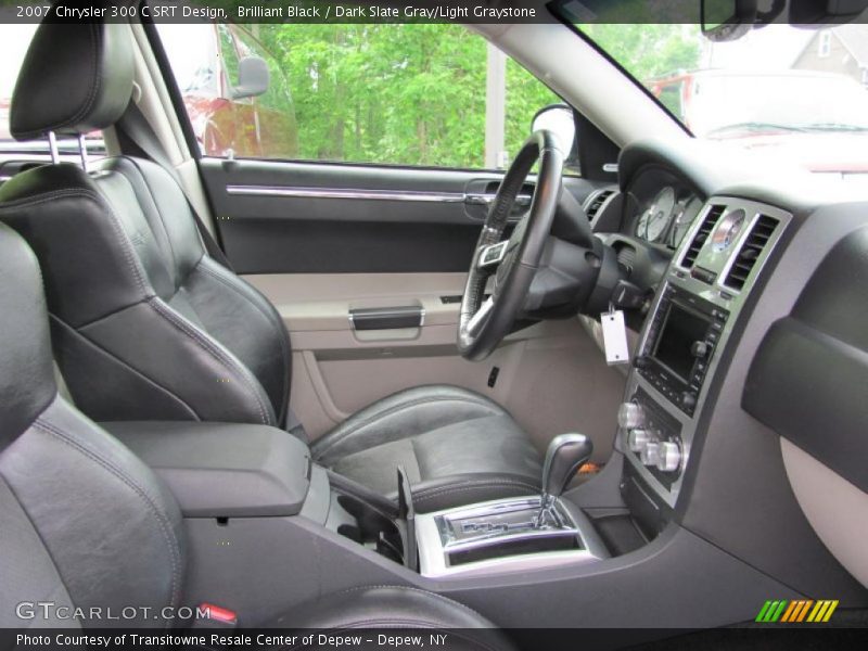 Brilliant Black / Dark Slate Gray/Light Graystone 2007 Chrysler 300 C SRT Design