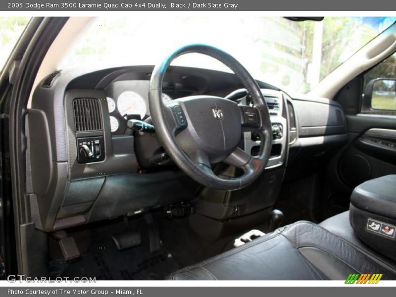 Black / Dark Slate Gray 2005 Dodge Ram 3500 Laramie Quad Cab 4x4 Dually