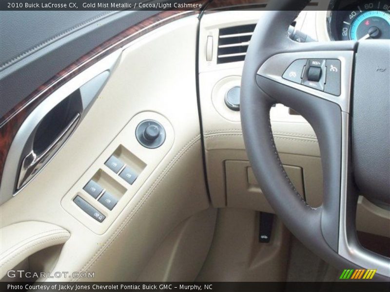 Gold Mist Metallic / Cocoa/Light Cashmere 2010 Buick LaCrosse CX