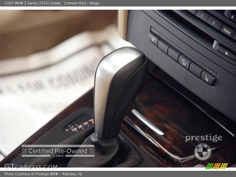 Crimson Red / Beige 2007 BMW 3 Series 335xi Sedan