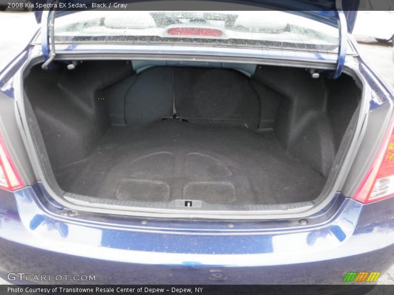 Black / Gray 2008 Kia Spectra EX Sedan