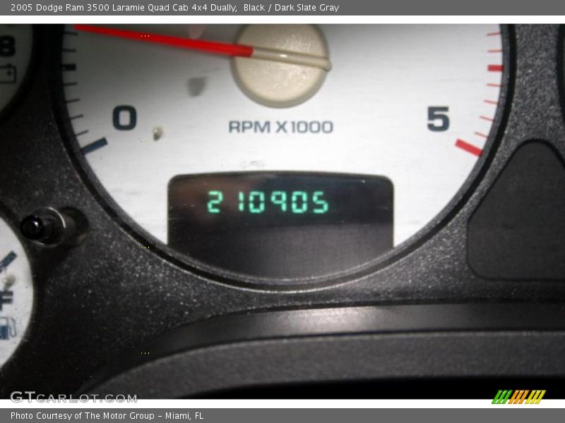 Black / Dark Slate Gray 2005 Dodge Ram 3500 Laramie Quad Cab 4x4 Dually