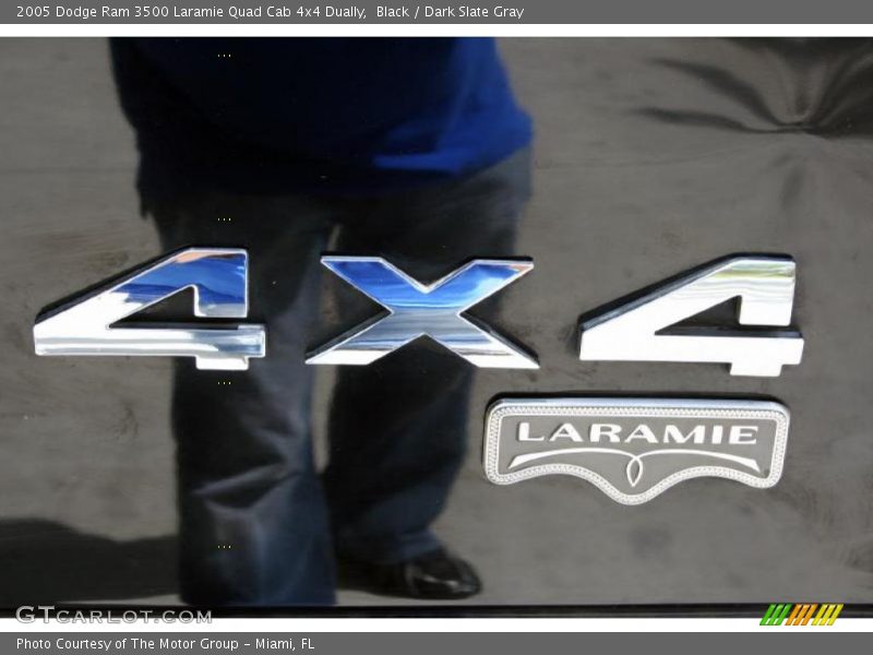 Black / Dark Slate Gray 2005 Dodge Ram 3500 Laramie Quad Cab 4x4 Dually