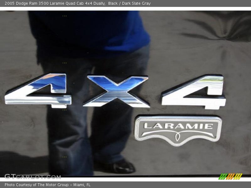 Black / Dark Slate Gray 2005 Dodge Ram 3500 Laramie Quad Cab 4x4 Dually