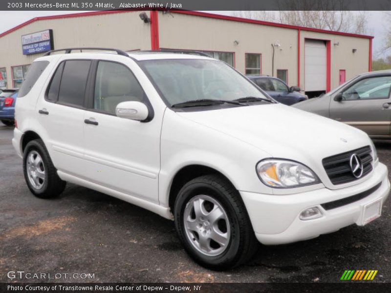 Alabaster White / Java 2003 Mercedes-Benz ML 350 4Matic