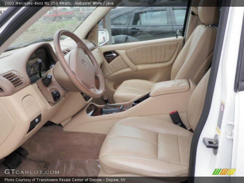 Alabaster White / Java 2003 Mercedes-Benz ML 350 4Matic
