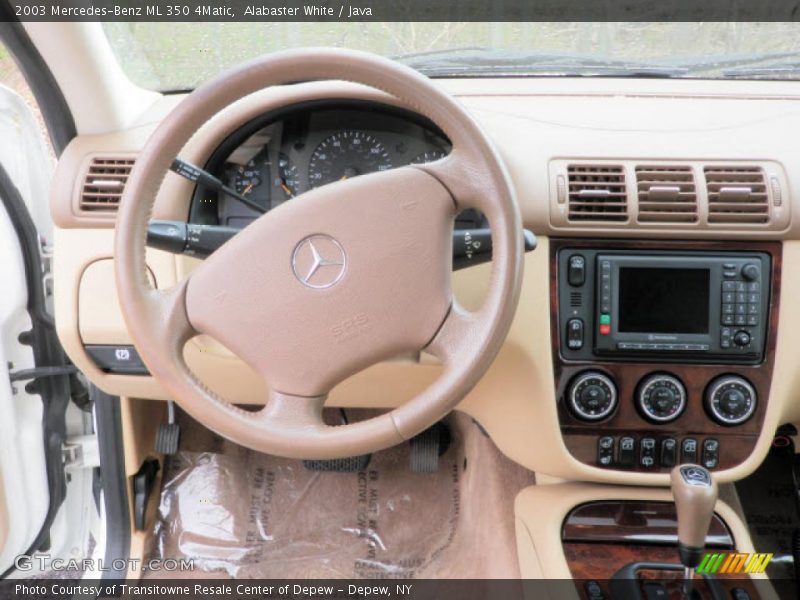 Alabaster White / Java 2003 Mercedes-Benz ML 350 4Matic