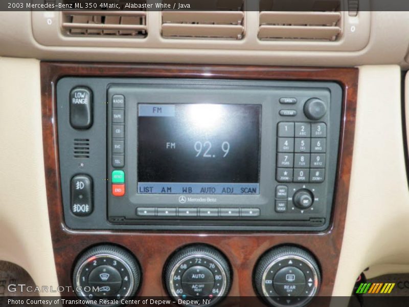 Alabaster White / Java 2003 Mercedes-Benz ML 350 4Matic