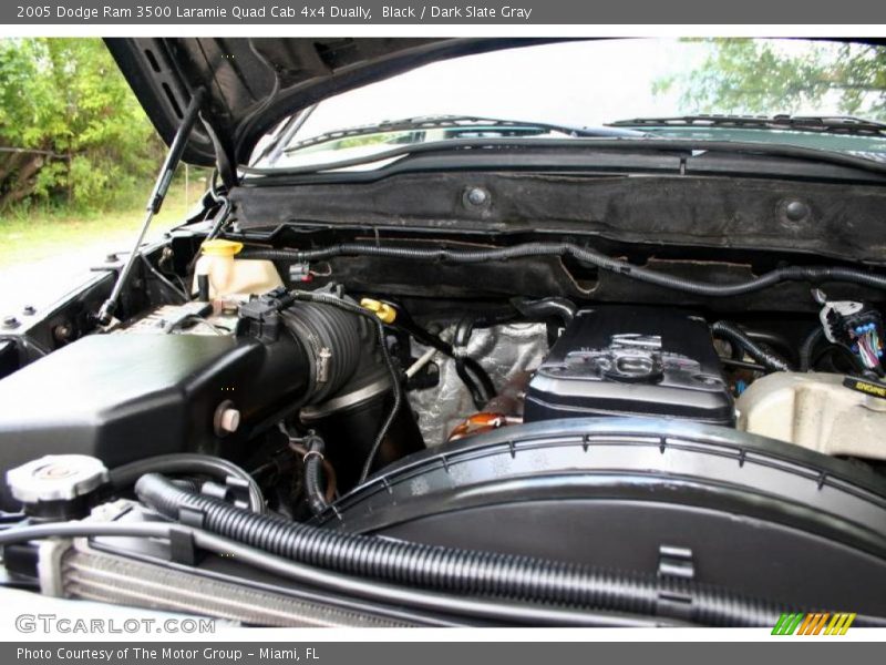 Black / Dark Slate Gray 2005 Dodge Ram 3500 Laramie Quad Cab 4x4 Dually
