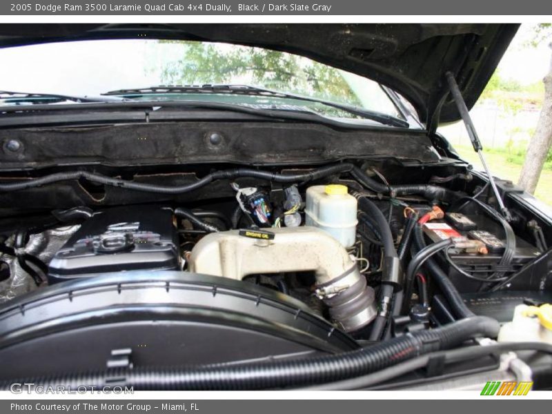 Black / Dark Slate Gray 2005 Dodge Ram 3500 Laramie Quad Cab 4x4 Dually