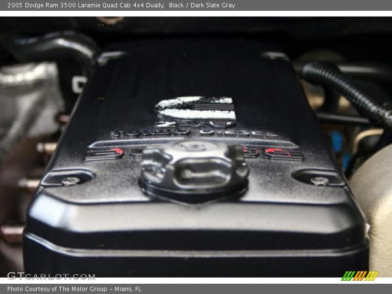 Black / Dark Slate Gray 2005 Dodge Ram 3500 Laramie Quad Cab 4x4 Dually