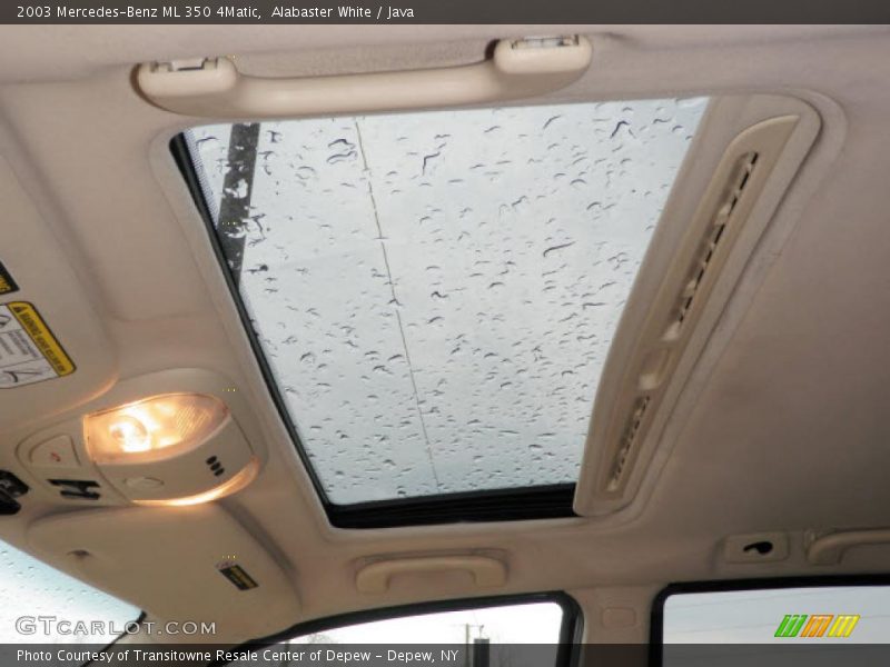 Alabaster White / Java 2003 Mercedes-Benz ML 350 4Matic