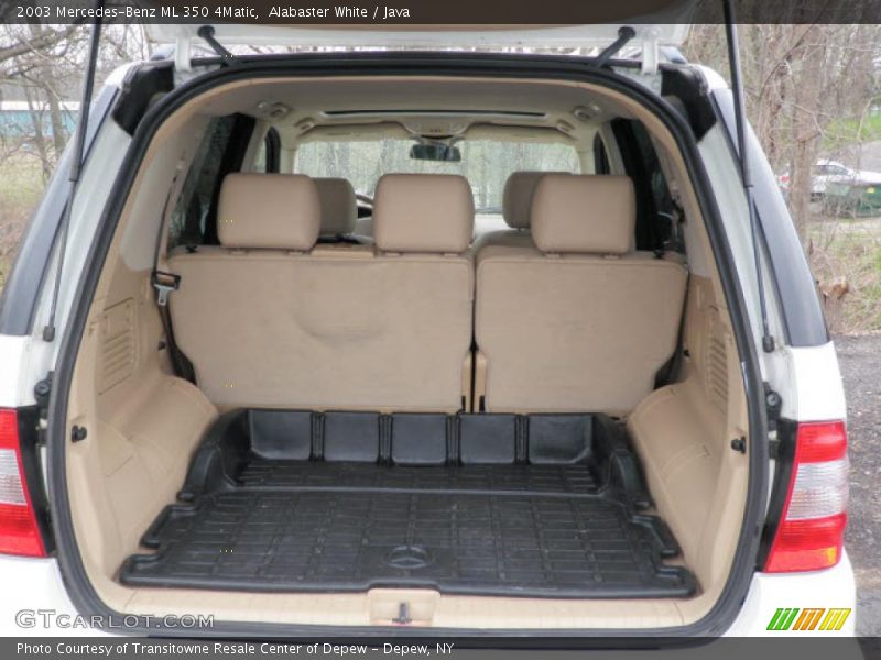 Alabaster White / Java 2003 Mercedes-Benz ML 350 4Matic