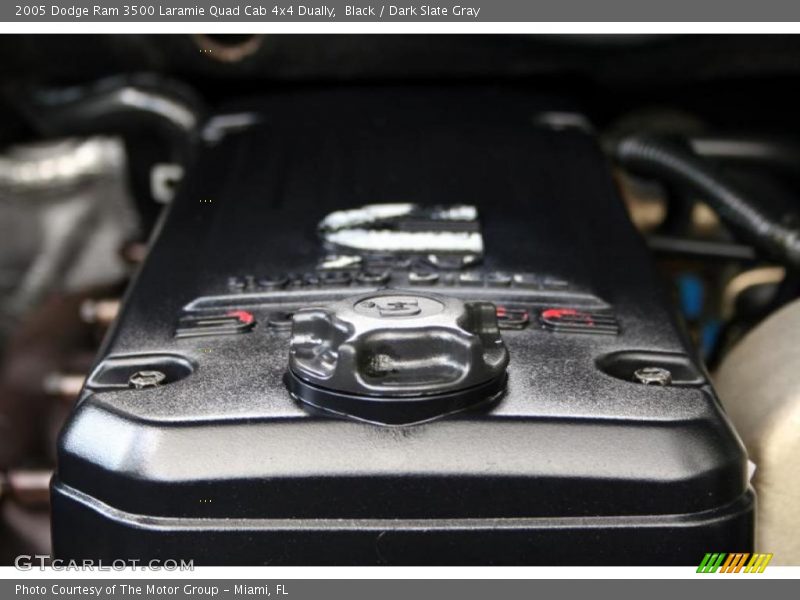 Black / Dark Slate Gray 2005 Dodge Ram 3500 Laramie Quad Cab 4x4 Dually