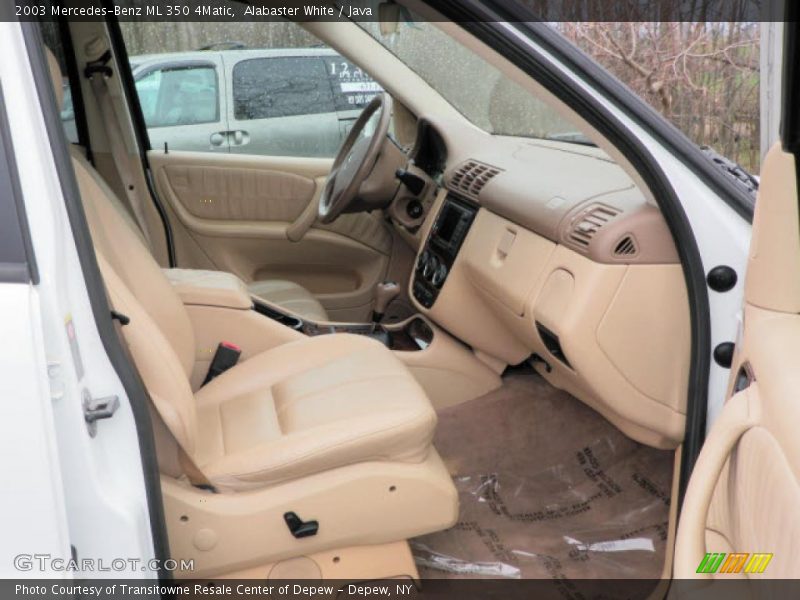Alabaster White / Java 2003 Mercedes-Benz ML 350 4Matic