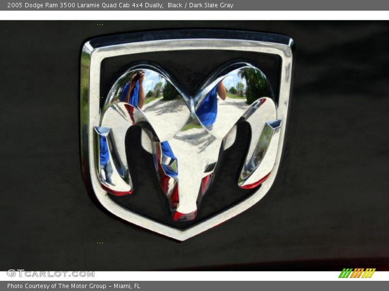 Black / Dark Slate Gray 2005 Dodge Ram 3500 Laramie Quad Cab 4x4 Dually