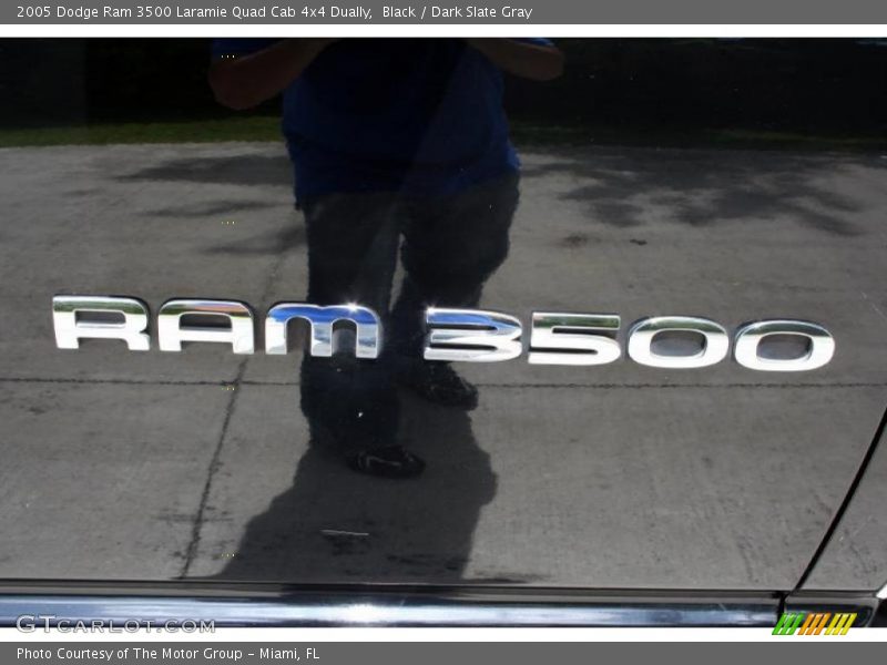 Black / Dark Slate Gray 2005 Dodge Ram 3500 Laramie Quad Cab 4x4 Dually