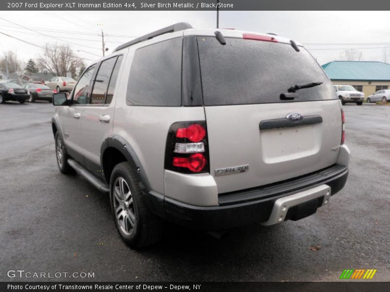 Silver Birch Metallic / Black/Stone 2007 Ford Explorer XLT Ironman Edition 4x4
