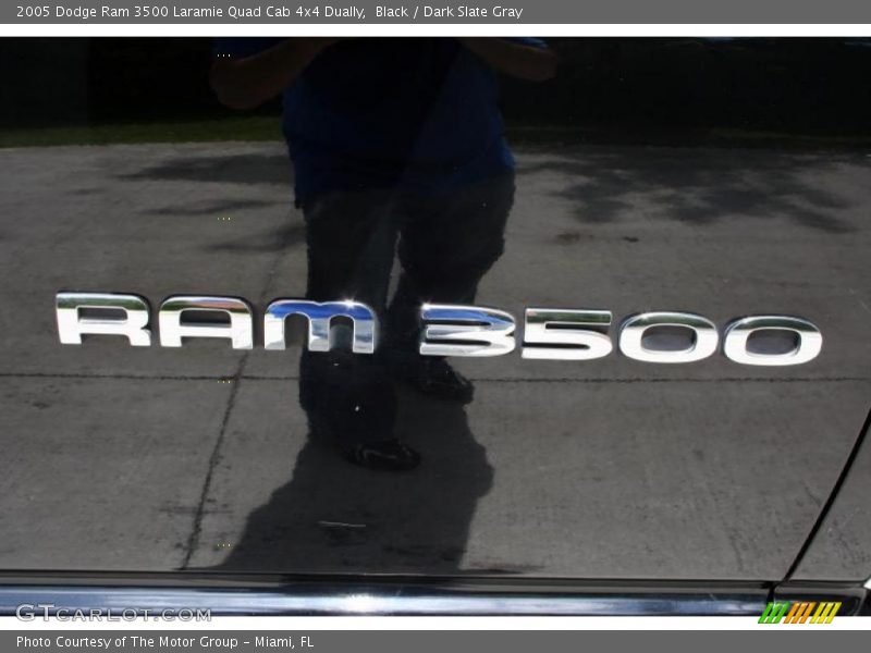 Black / Dark Slate Gray 2005 Dodge Ram 3500 Laramie Quad Cab 4x4 Dually