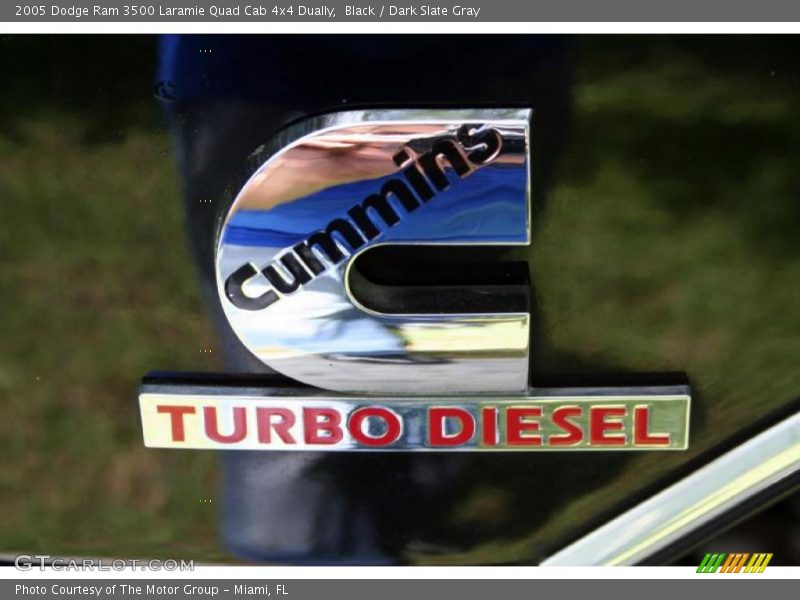 Black / Dark Slate Gray 2005 Dodge Ram 3500 Laramie Quad Cab 4x4 Dually