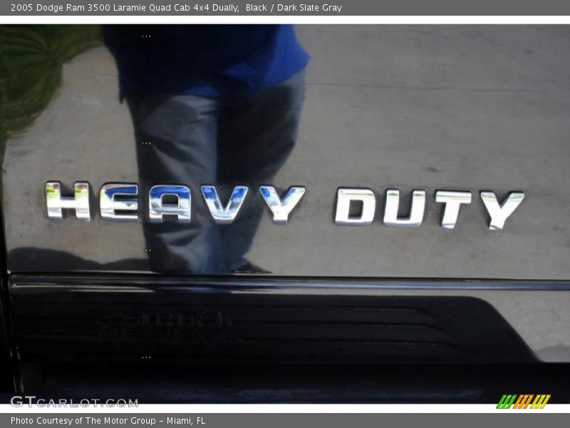 Black / Dark Slate Gray 2005 Dodge Ram 3500 Laramie Quad Cab 4x4 Dually