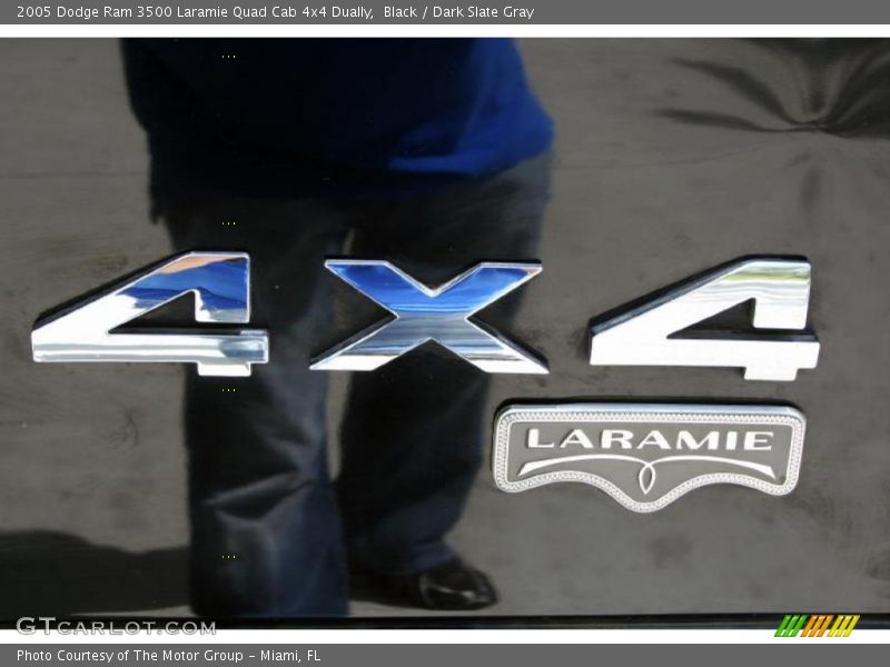 Black / Dark Slate Gray 2005 Dodge Ram 3500 Laramie Quad Cab 4x4 Dually