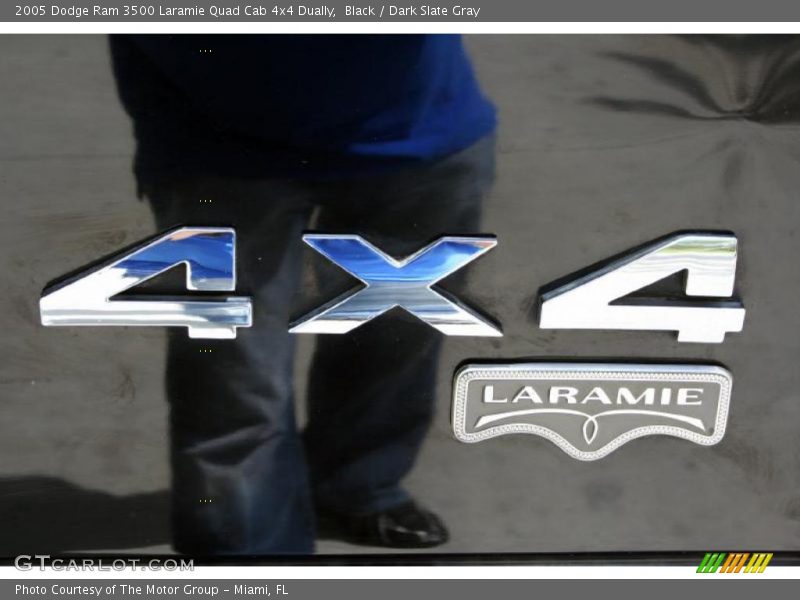 Black / Dark Slate Gray 2005 Dodge Ram 3500 Laramie Quad Cab 4x4 Dually