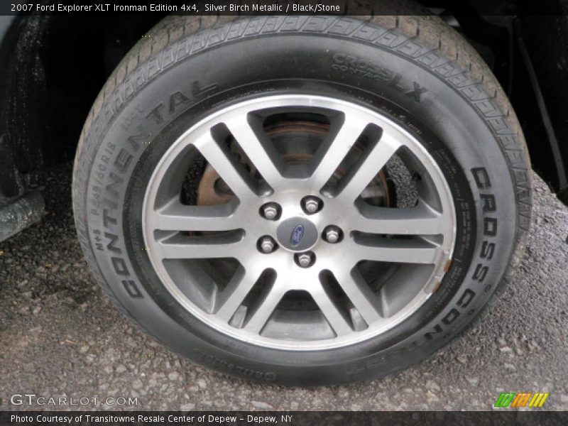 Silver Birch Metallic / Black/Stone 2007 Ford Explorer XLT Ironman Edition 4x4