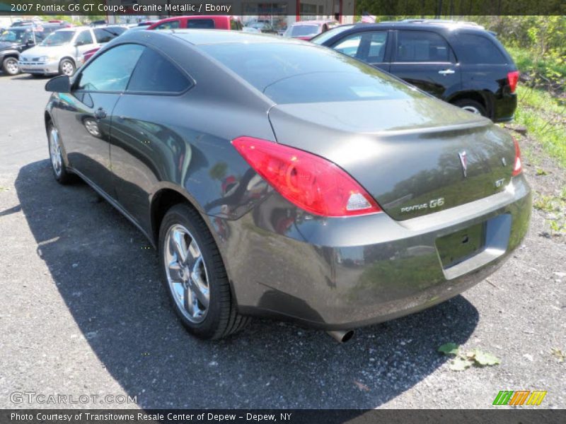 Granite Metallic / Ebony 2007 Pontiac G6 GT Coupe