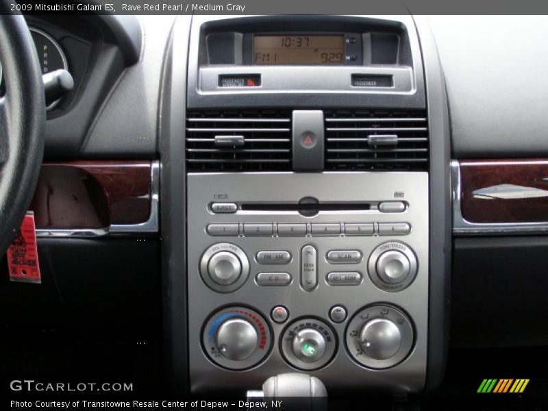 Rave Red Pearl / Medium Gray 2009 Mitsubishi Galant ES