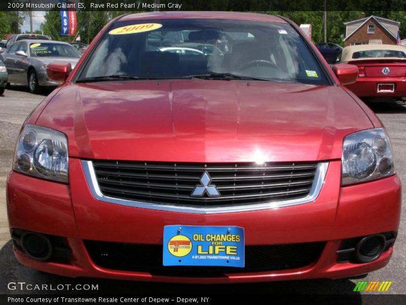 Rave Red Pearl / Medium Gray 2009 Mitsubishi Galant ES