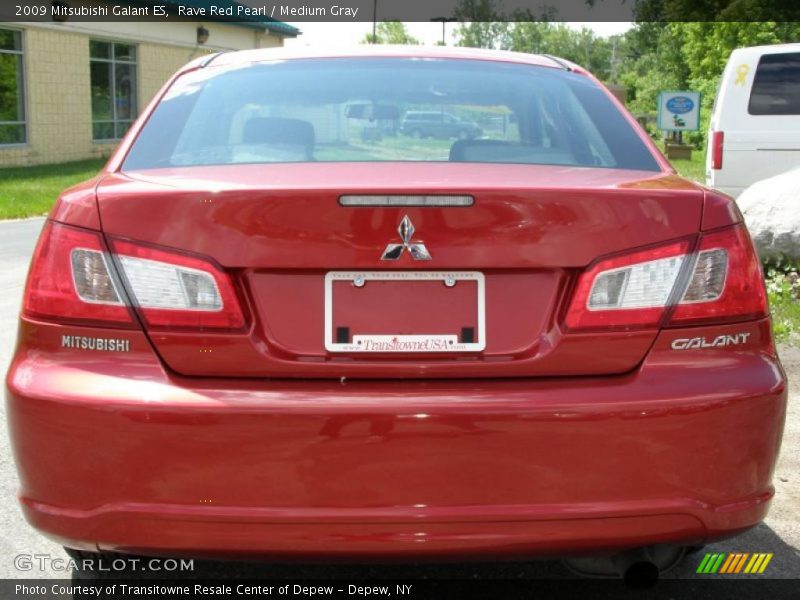 Rave Red Pearl / Medium Gray 2009 Mitsubishi Galant ES