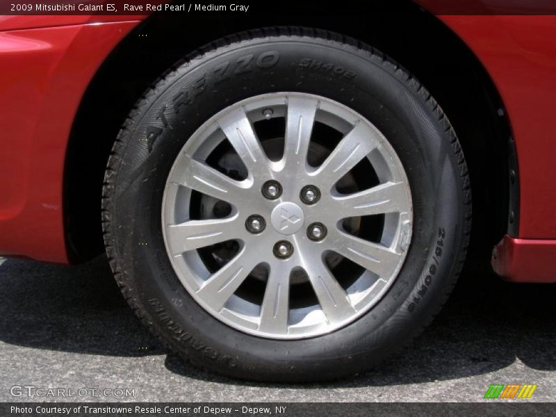 Rave Red Pearl / Medium Gray 2009 Mitsubishi Galant ES