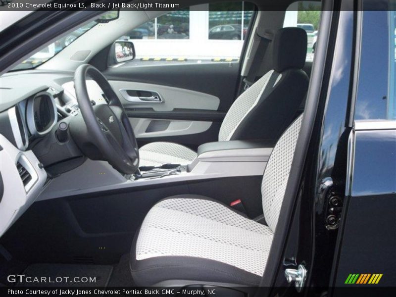 Black / Jet Black/Light Titanium 2010 Chevrolet Equinox LS