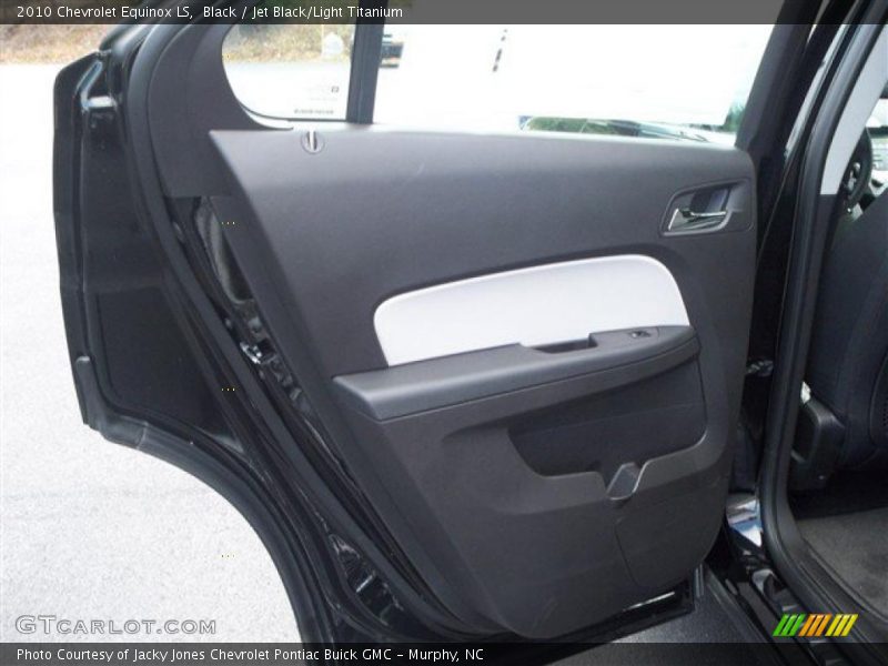 Black / Jet Black/Light Titanium 2010 Chevrolet Equinox LS
