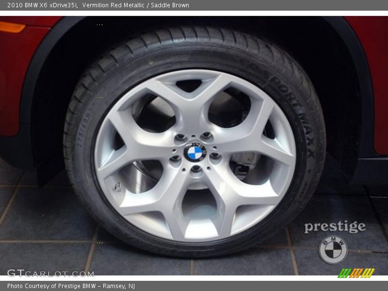 Vermilion Red Metallic / Saddle Brown 2010 BMW X6 xDrive35i