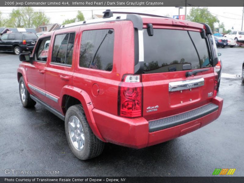 Inferno Red Pearl / Dark Slate Gray/Light Graystone 2006 Jeep Commander Limited 4x4