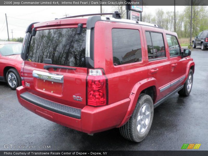 Inferno Red Pearl / Dark Slate Gray/Light Graystone 2006 Jeep Commander Limited 4x4
