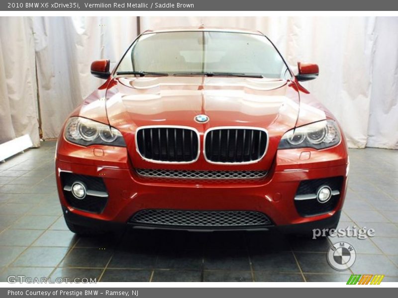 Vermilion Red Metallic / Saddle Brown 2010 BMW X6 xDrive35i