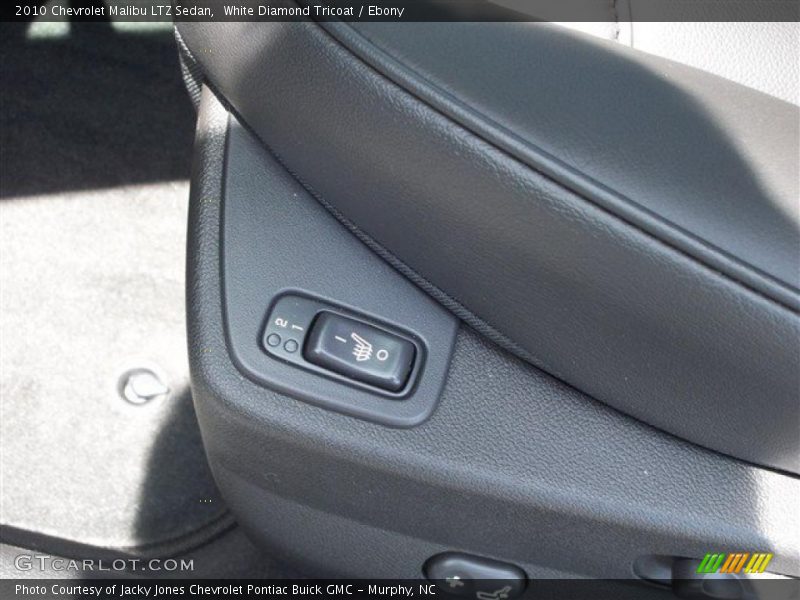 White Diamond Tricoat / Ebony 2010 Chevrolet Malibu LTZ Sedan