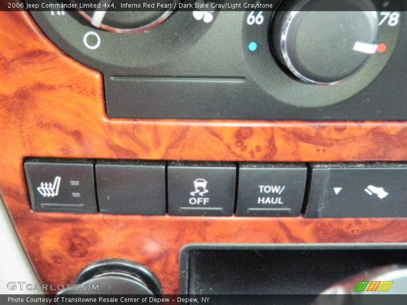 Inferno Red Pearl / Dark Slate Gray/Light Graystone 2006 Jeep Commander Limited 4x4