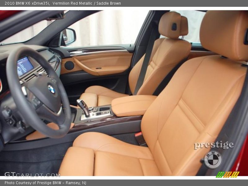 Vermilion Red Metallic / Saddle Brown 2010 BMW X6 xDrive35i