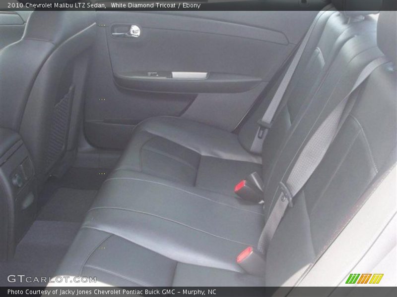 White Diamond Tricoat / Ebony 2010 Chevrolet Malibu LTZ Sedan