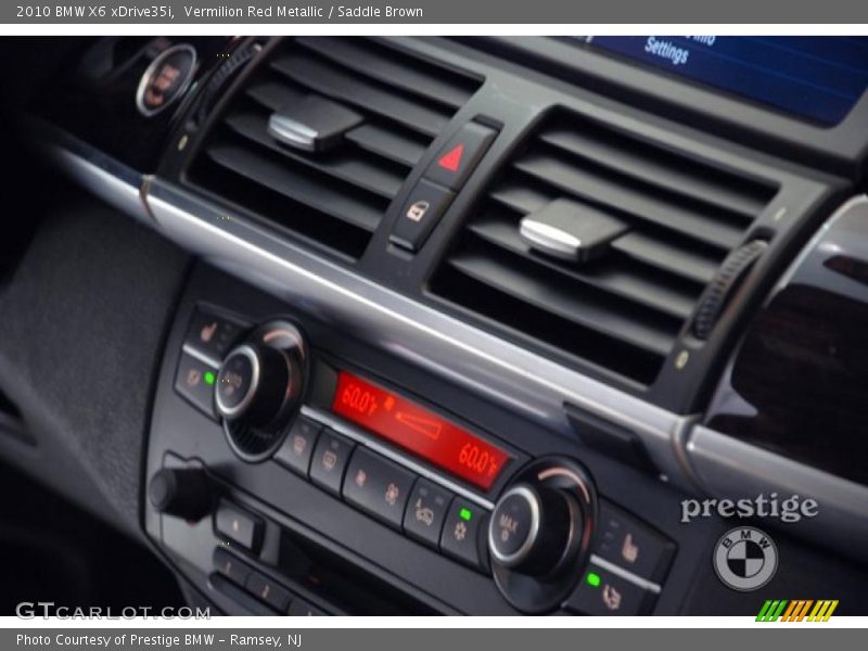 Vermilion Red Metallic / Saddle Brown 2010 BMW X6 xDrive35i