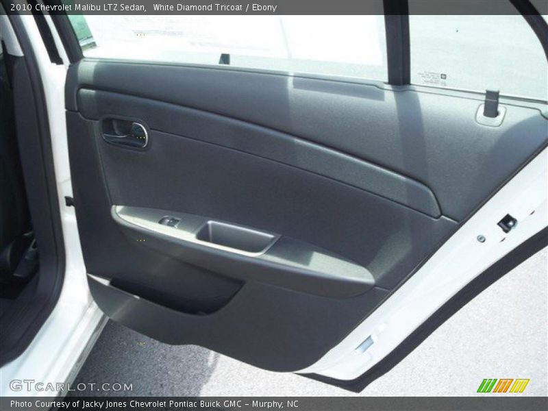 White Diamond Tricoat / Ebony 2010 Chevrolet Malibu LTZ Sedan