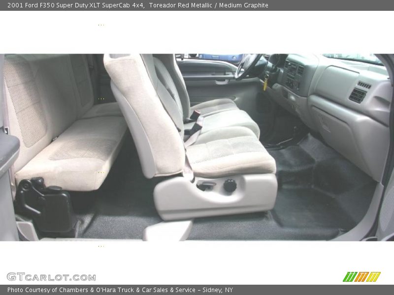 Toreador Red Metallic / Medium Graphite 2001 Ford F350 Super Duty XLT SuperCab 4x4
