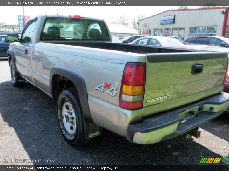 Pewter Metallic / Dark Pewter 2003 GMC Sierra 1500 Regular Cab 4x4