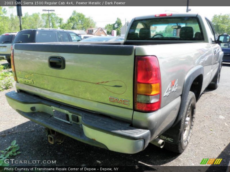 Pewter Metallic / Dark Pewter 2003 GMC Sierra 1500 Regular Cab 4x4