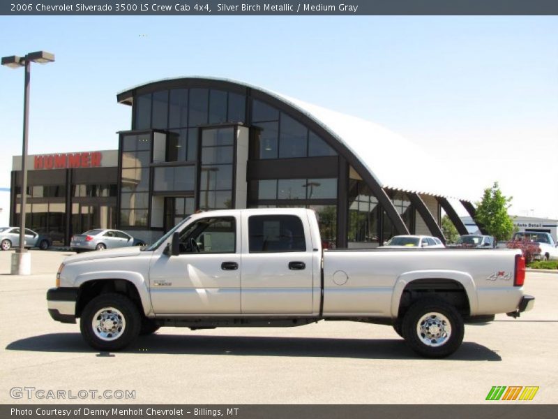 Silver Birch Metallic / Medium Gray 2006 Chevrolet Silverado 3500 LS Crew Cab 4x4